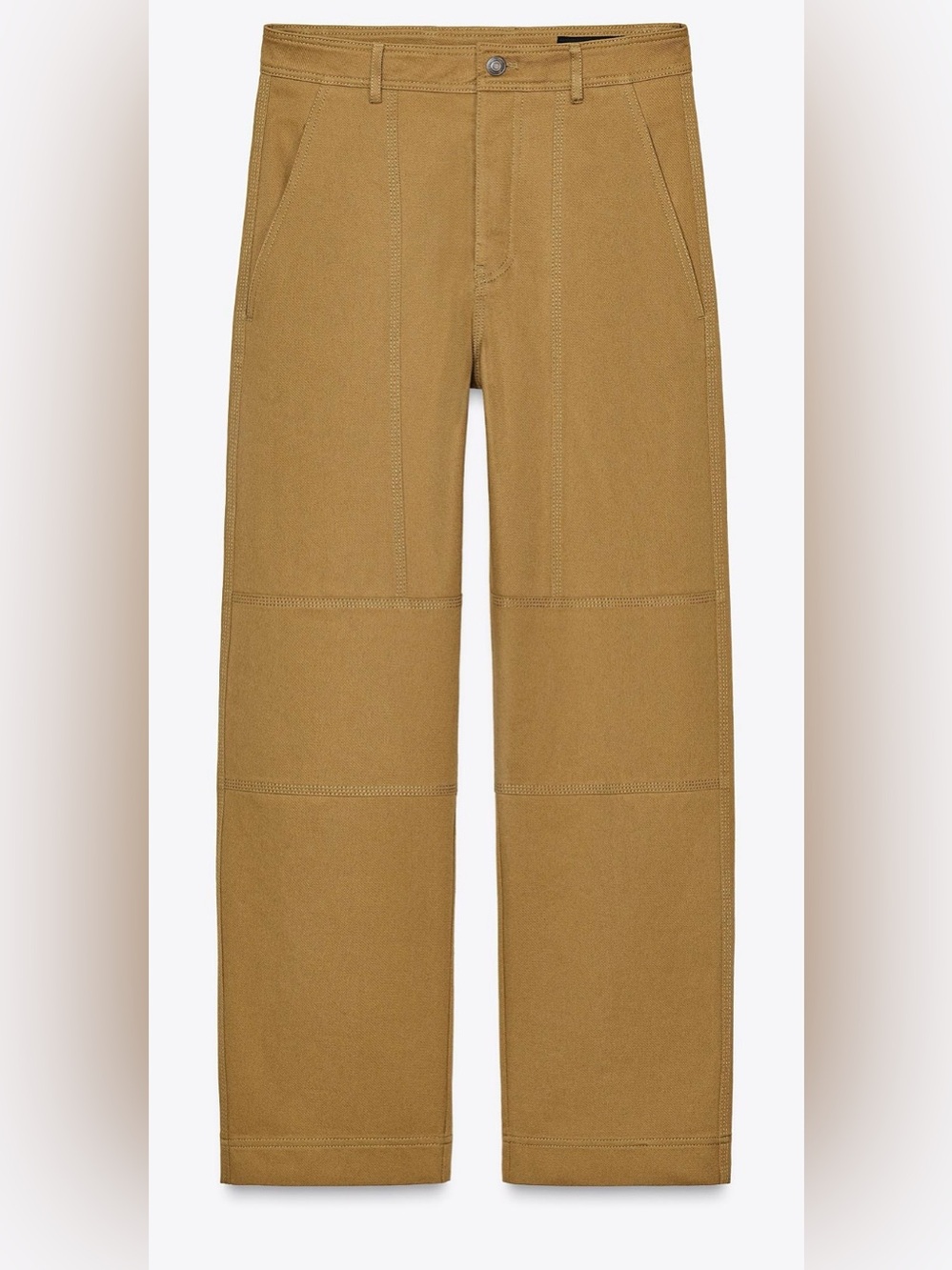 Women’s Twill Pants in Mustard